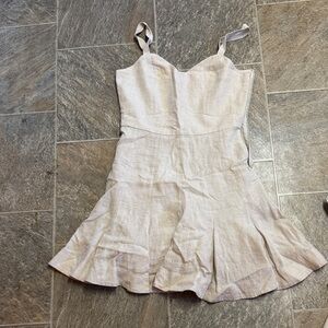 Club Monaco Cream Mini Dress
